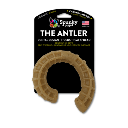 Juguete masticable de astas con sabor a pollo Spunky Pup
