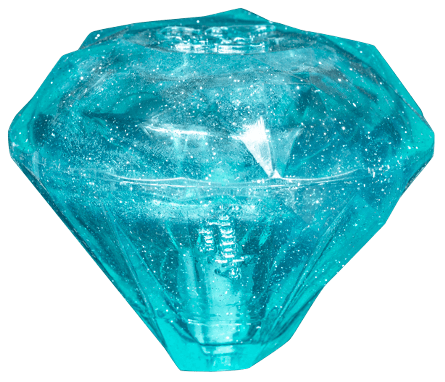 Spunky Pup Squeaky Gems Diamond Dog Toy - Floating & Dishwasher-Safe