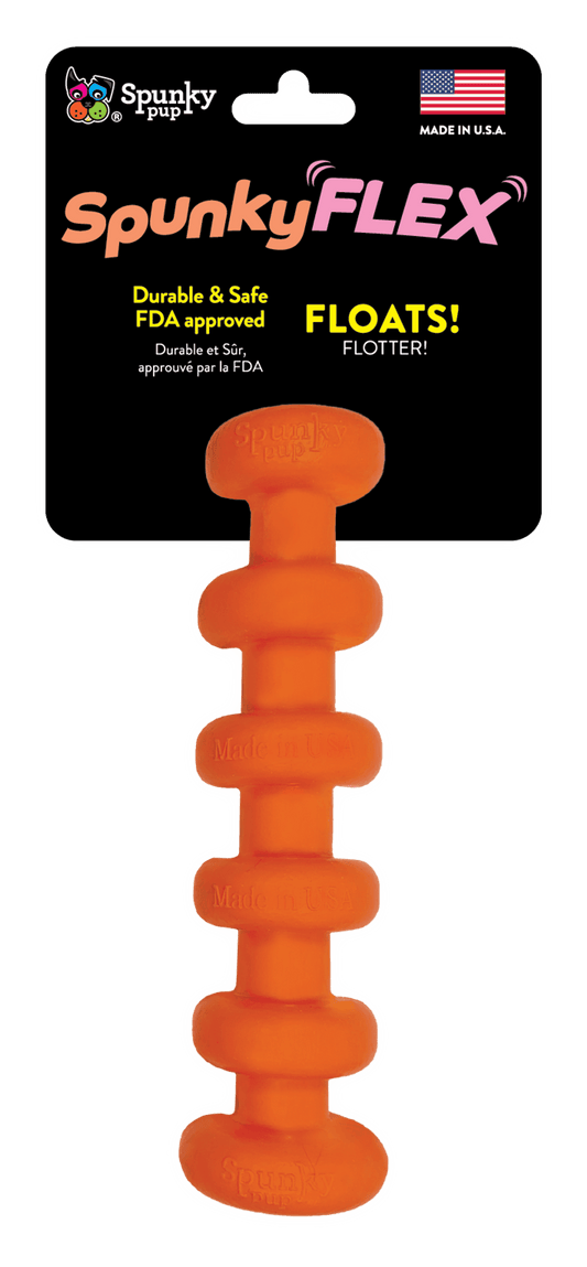 SpunkyFLEX Durable & Flexible Dog Toy - Safe and Non-Toxic