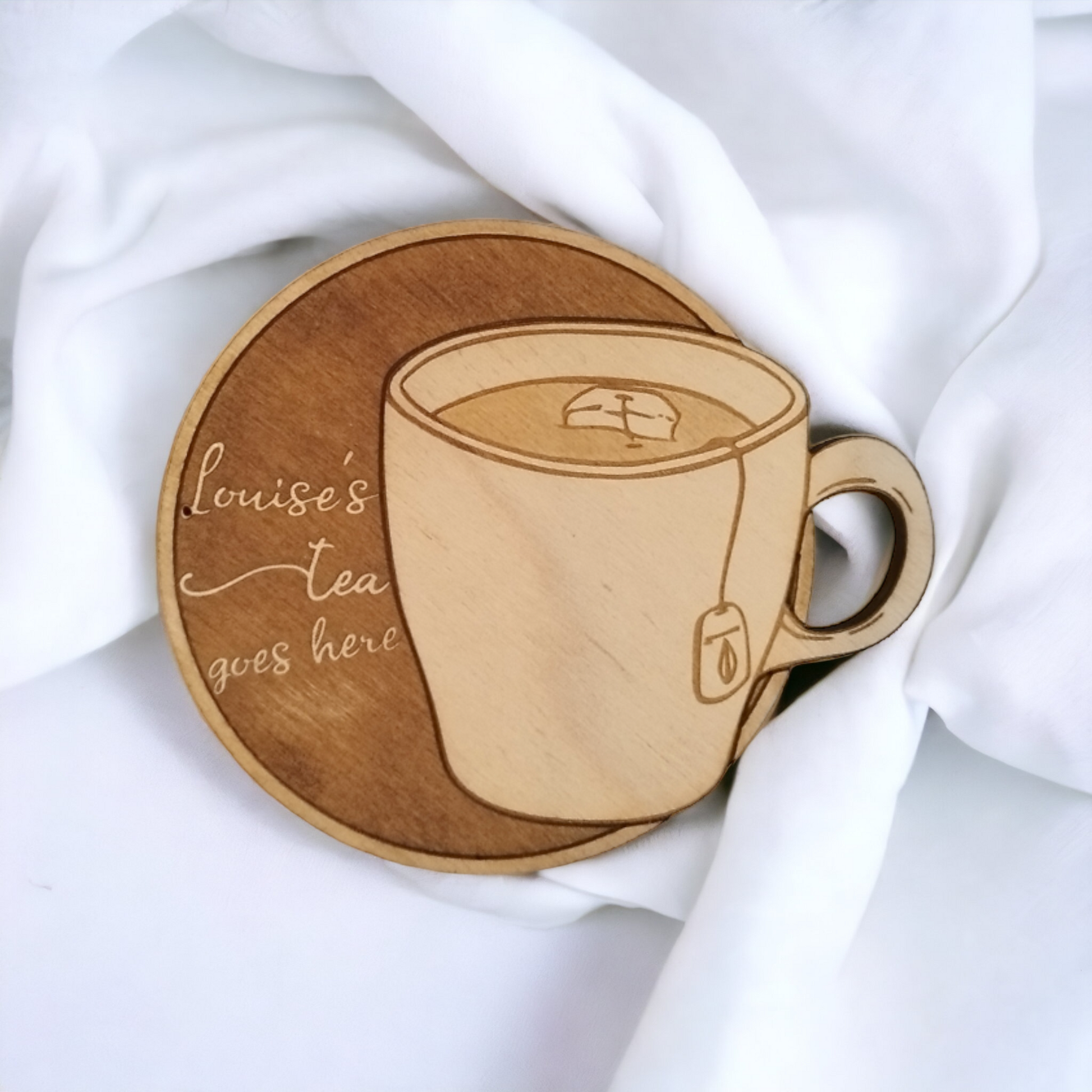 Set of 6 Drinks Wooden Coasters - Handmade Gift - Housewarming - Wood Kitchenware-3