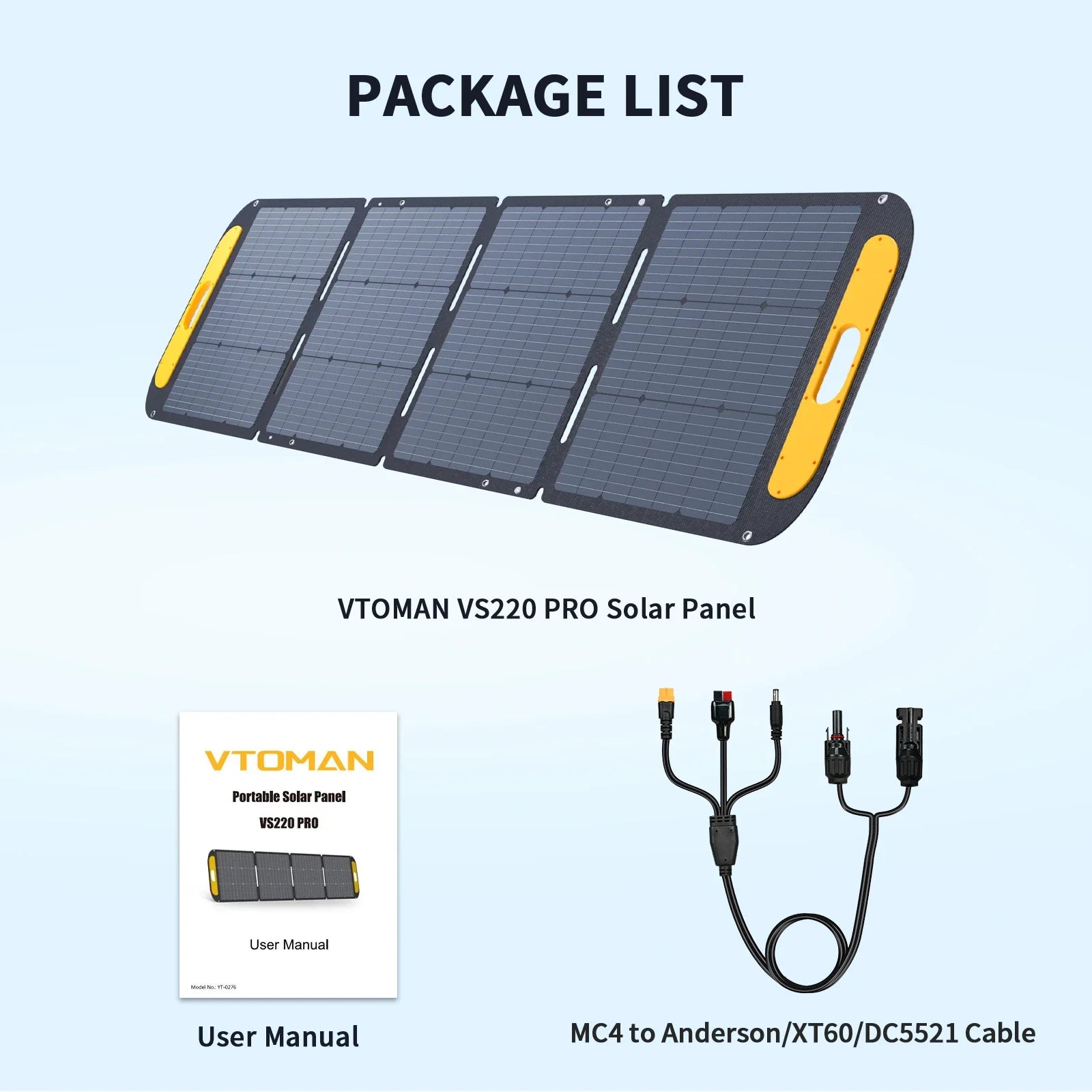 PRO 220W Solar Panel – 48V Portable Solar Charger for Power Stations, Outdoor & Emergency Home Backup-5
